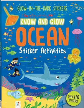 Hinkler Know And Glow Ocean Sticker Activities Book