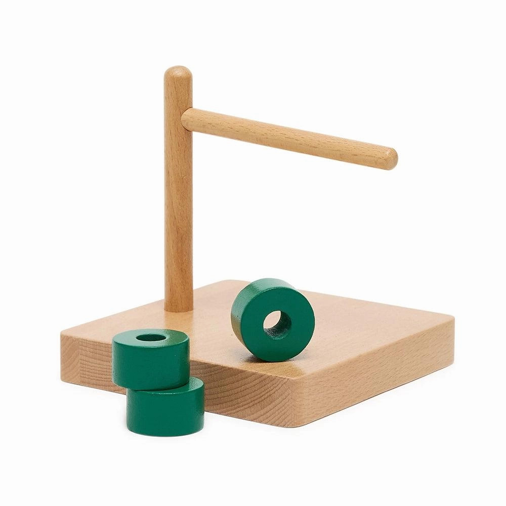 Horizontal Single Wooden Stacking Toy