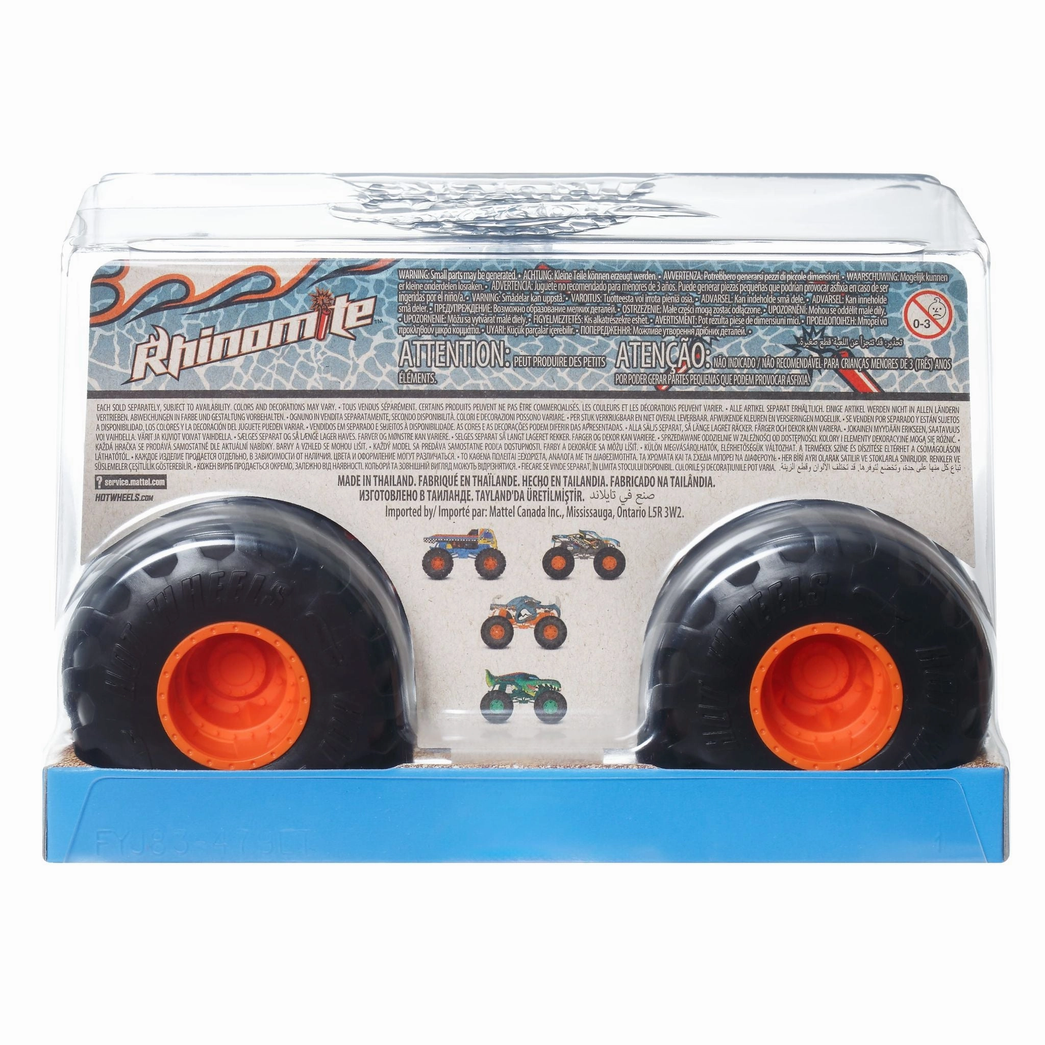 Hot Wheels 1:24 Monster Trucks Oversized - Rhinomite
