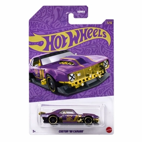 Hot Wheels 57th Anniversary Pearl & Chrome 2025 Custom 68 Camaro Diecast Car