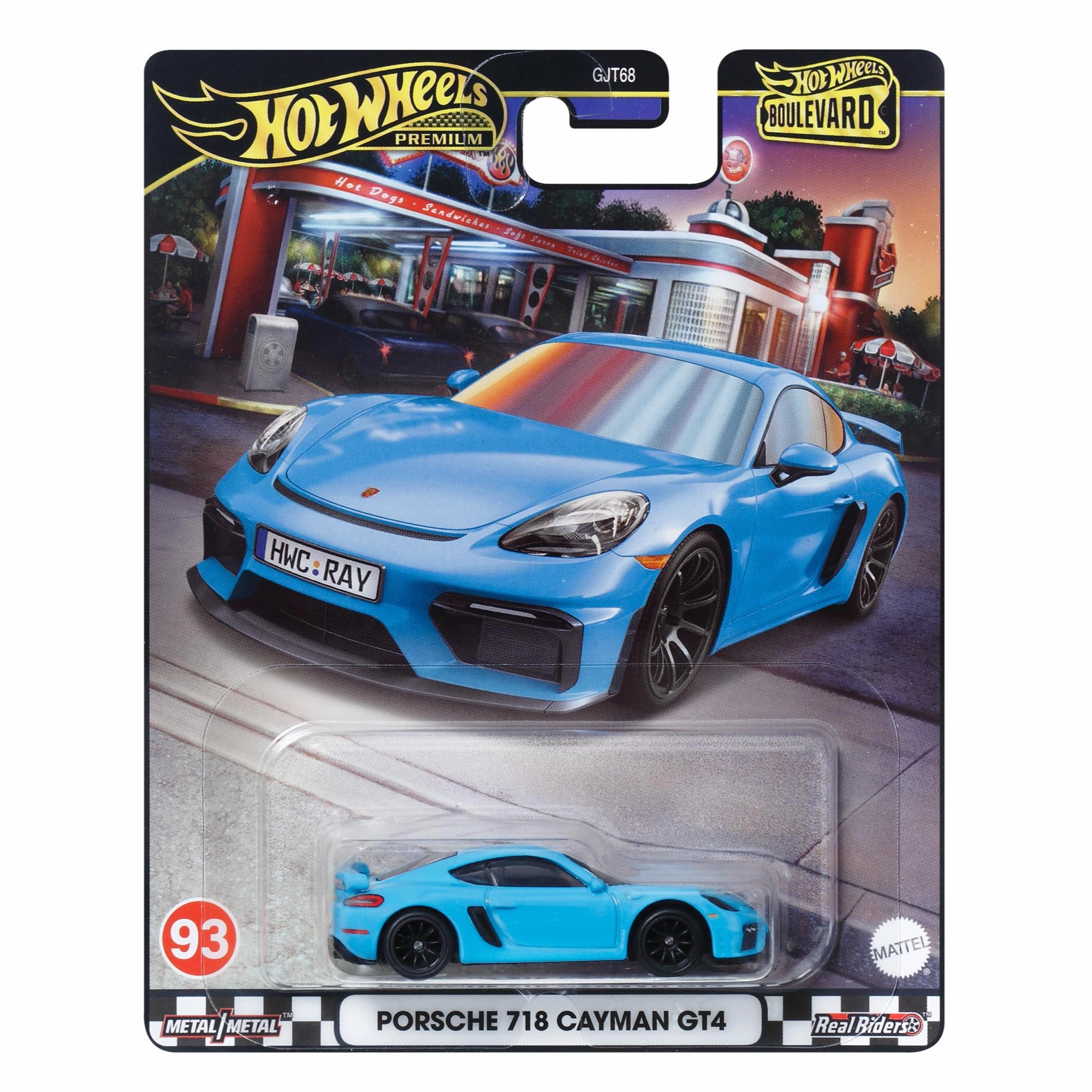 Hot Wheels Boulevard Vehicle 93 Porsche 718 Cayman GT4
