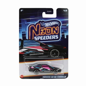 Hot Wheels Neon Speeder 2025 Edition 1:64 Scale Toyota AE-86 Corolla Die-Cast Vehicles For Ages 3 