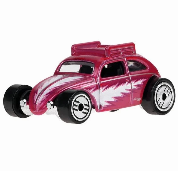 Hot Wheels Ultra Hots Retro 2024 Edition 1:64 Scale Custom Volkswagen Beetle Pro Die-Cast Vehicles with Full Front & Rear Decoration VUM Parts for Ages 3 