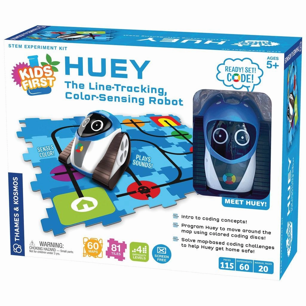 Huey: The Line-Tracking, Color-Sensing Robot