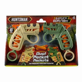 Huntsman Dual Pocket Rockets Foam Dart Blaster