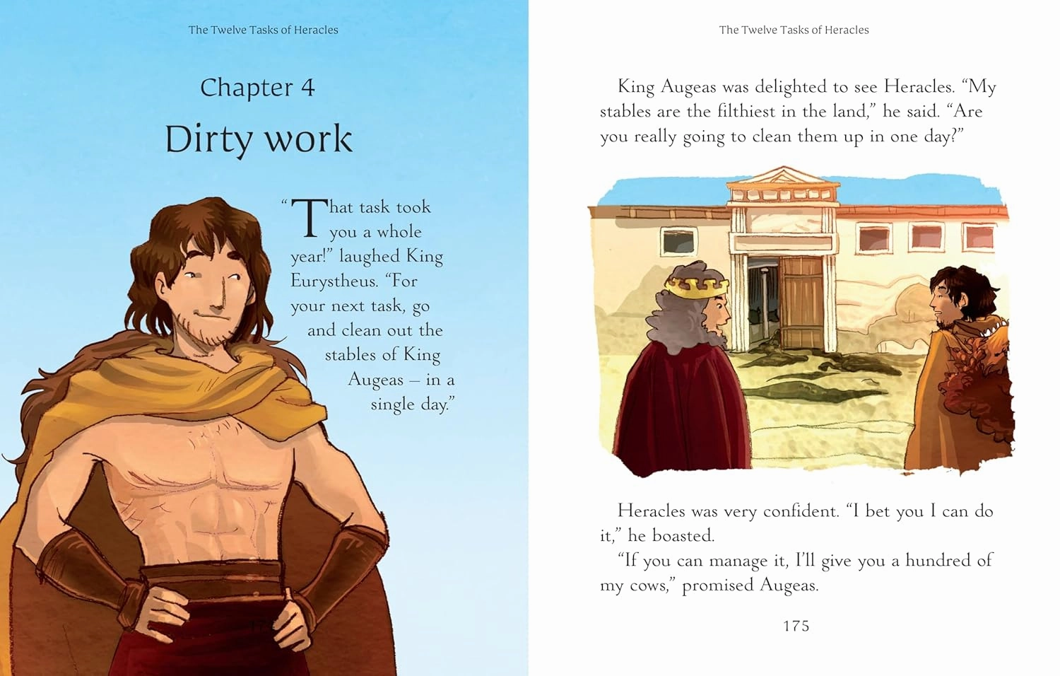 Illustrated Stories Greek Myths Story Book for ages 7 