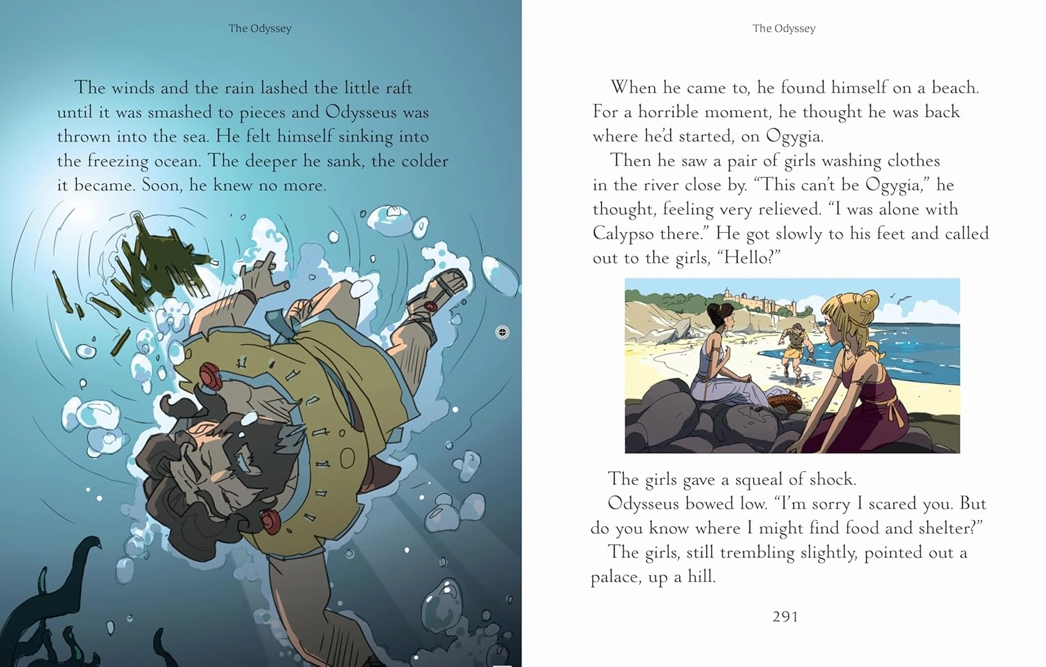 Illustrated Stories Greek Myths Story Book for ages 7 