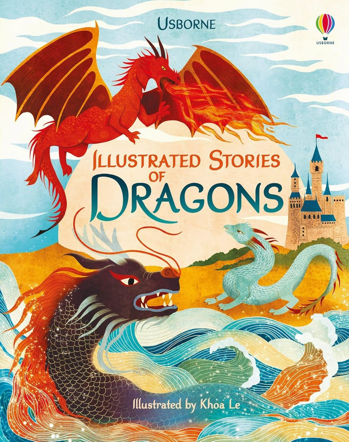 Illustrated Stories Of Dragons Story Book for ages 7 