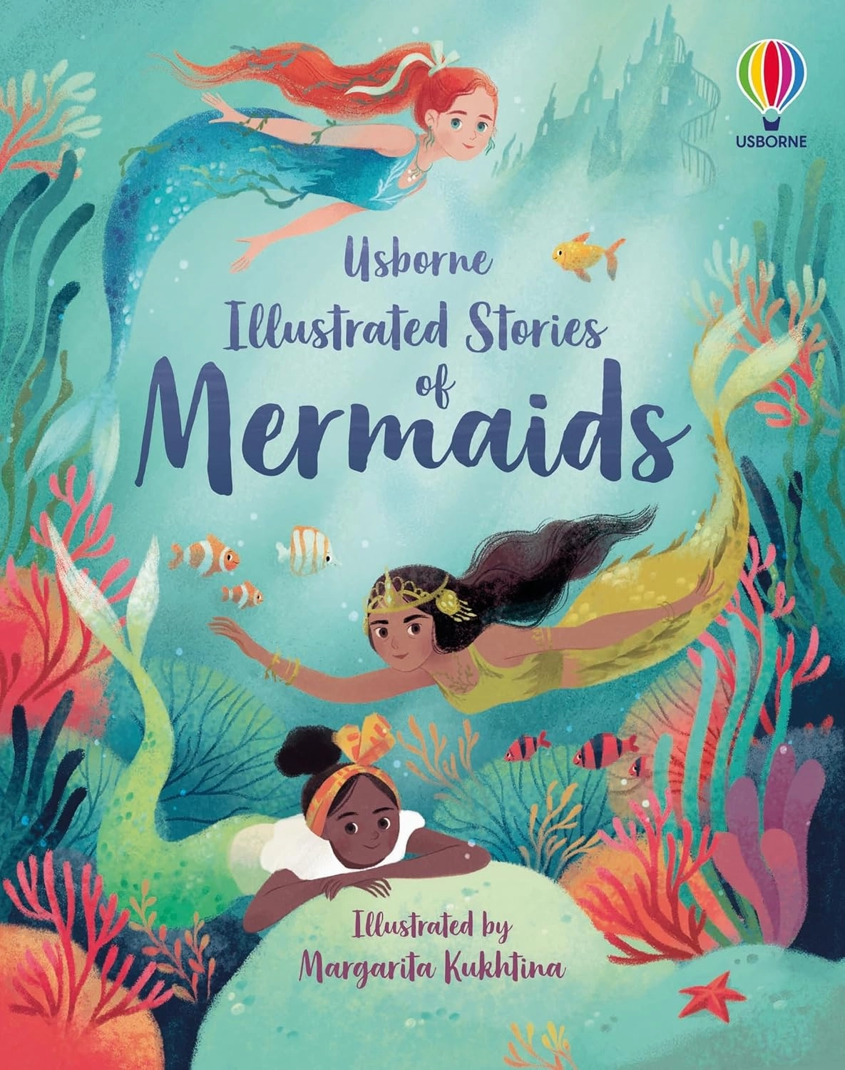 Illustrated Stories of Mermaids for kids 4-6