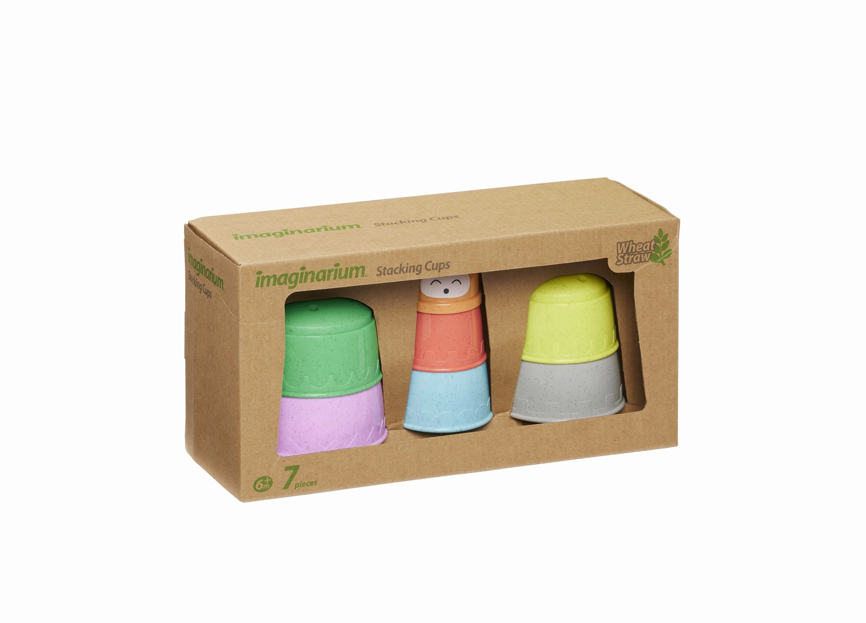 Imaginarium Rainbow Stacking Cups  Eco-Friendly Learning Toy