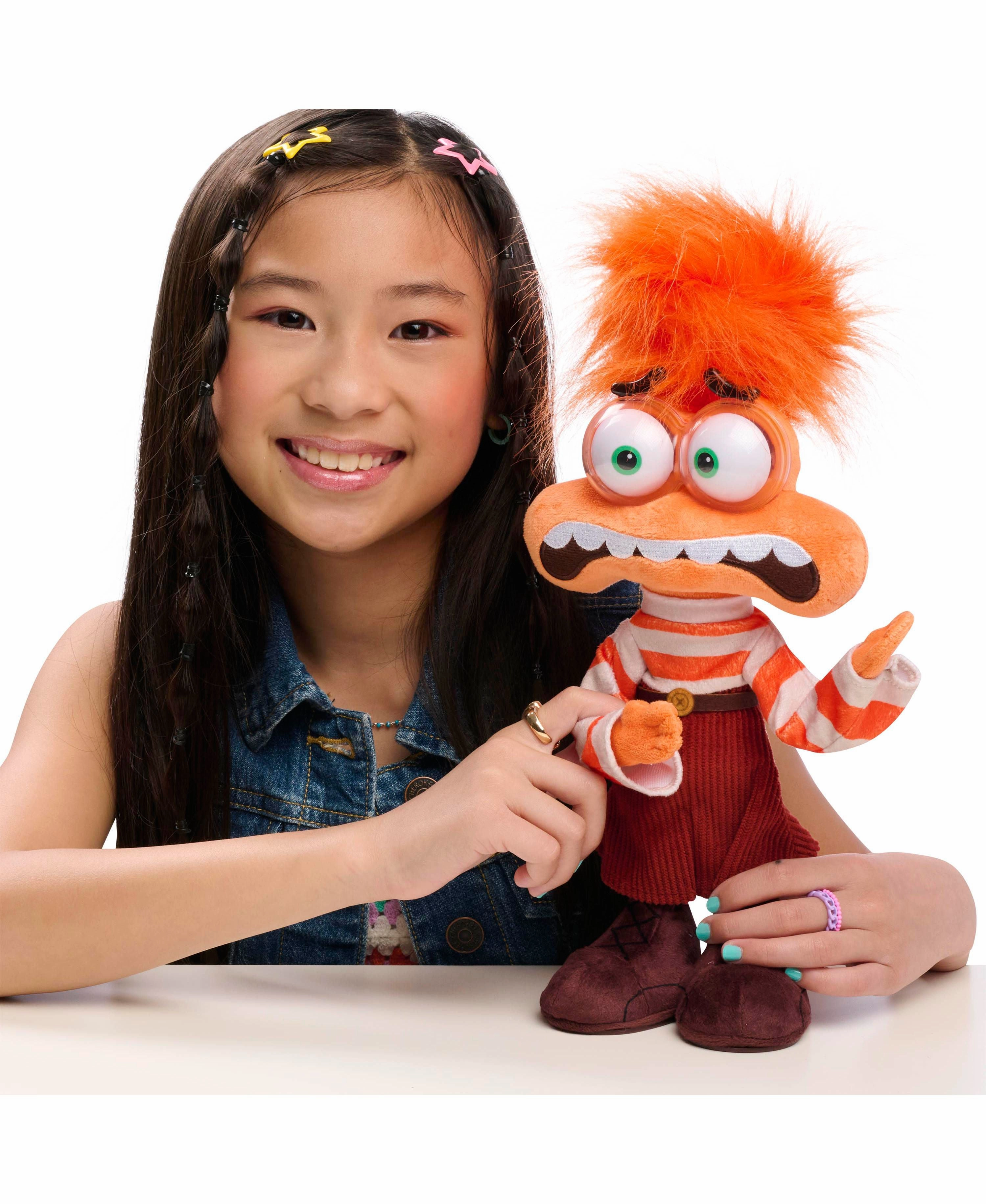 Inside Out 2 Anxiety Interactive Feature Plush Toy