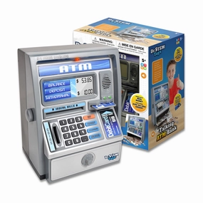 Interactive Talking ATM Savings Bank - Educational Money Management Toy
