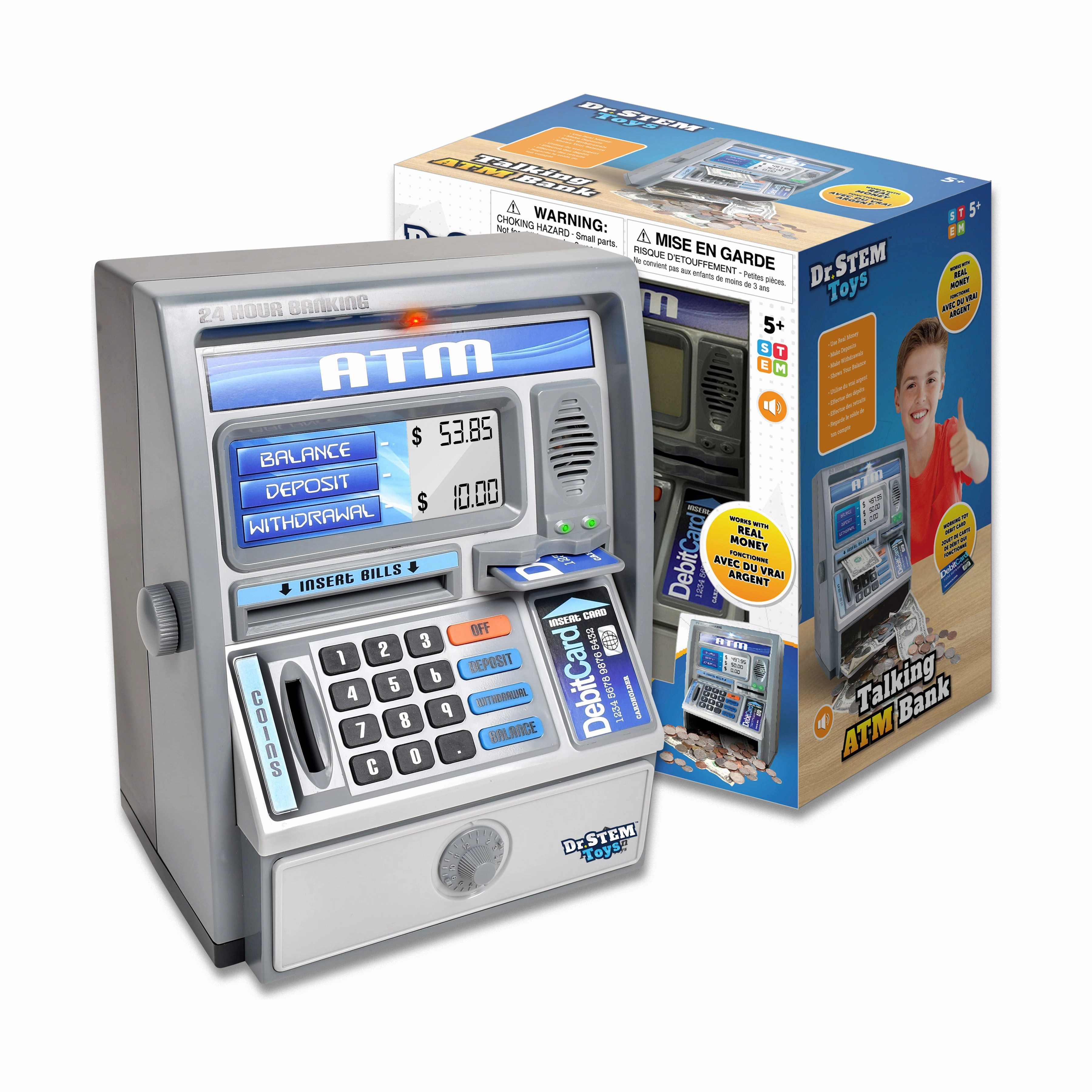 Interactive Talking ATM Savings Bank - Educational Money Management Toy