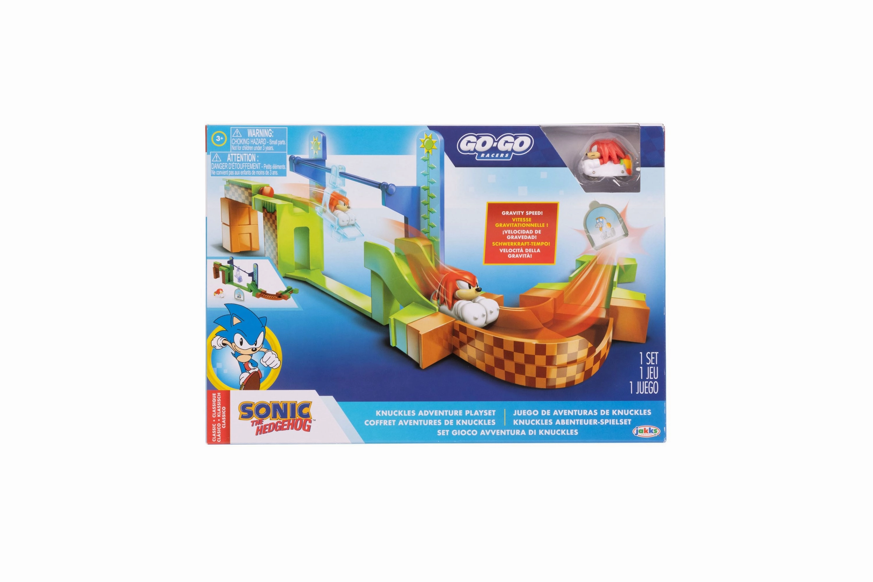 Jakks Pacific Sonic Go Go Racers Knuckles Adventure Playset