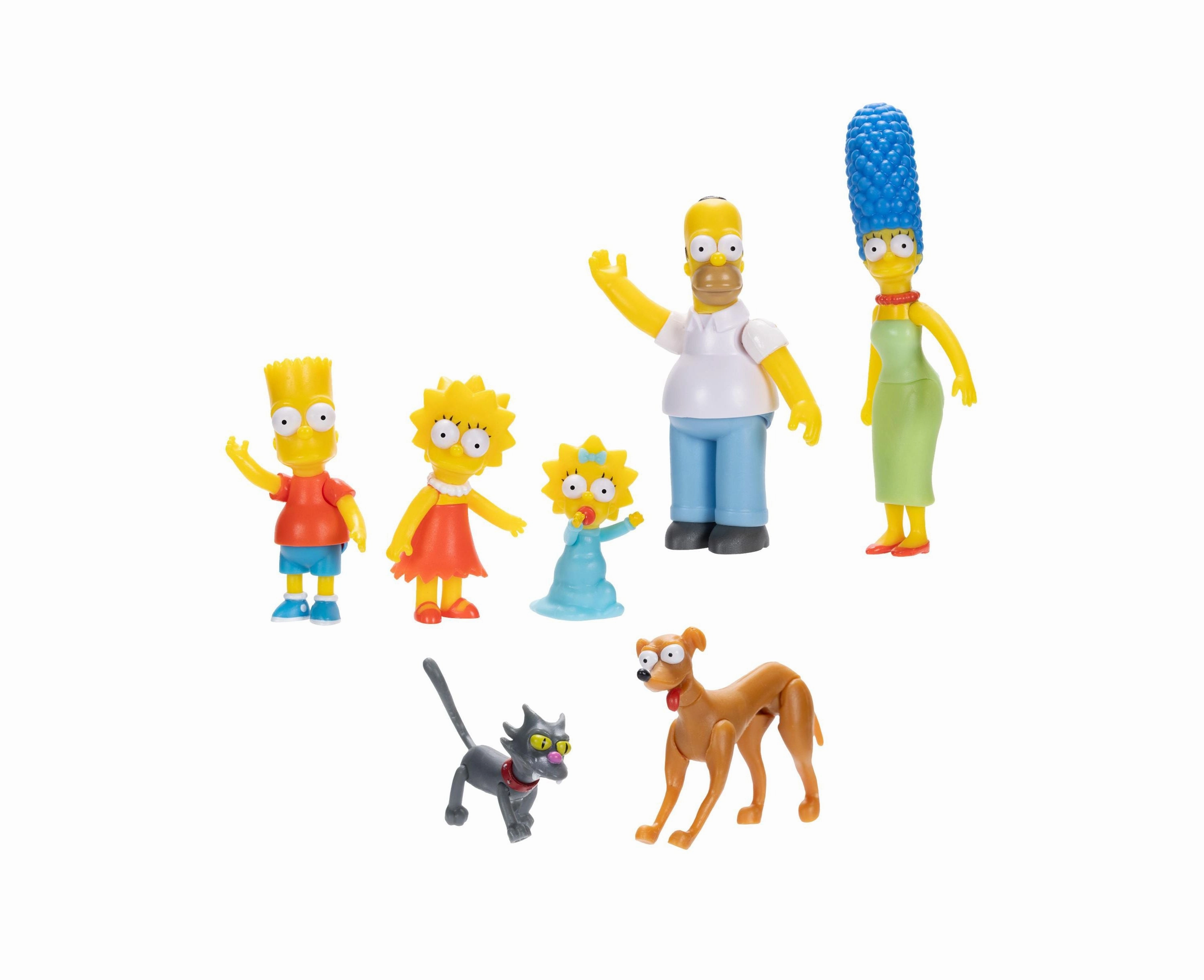 JAKKS Pacific The Simpsons 2.5" Scale Action Figure Family Multipack