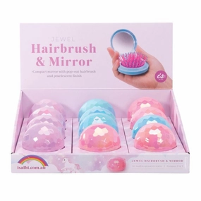 Jewel Compact Hair Brush