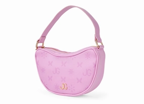 Journey Girls Fashionable Quilted Handbag with Monogram Scarf - Pastel Purple