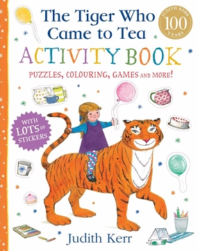 Judith Kerr The Tiger Who Came To Tea Activity Book for ages 2 