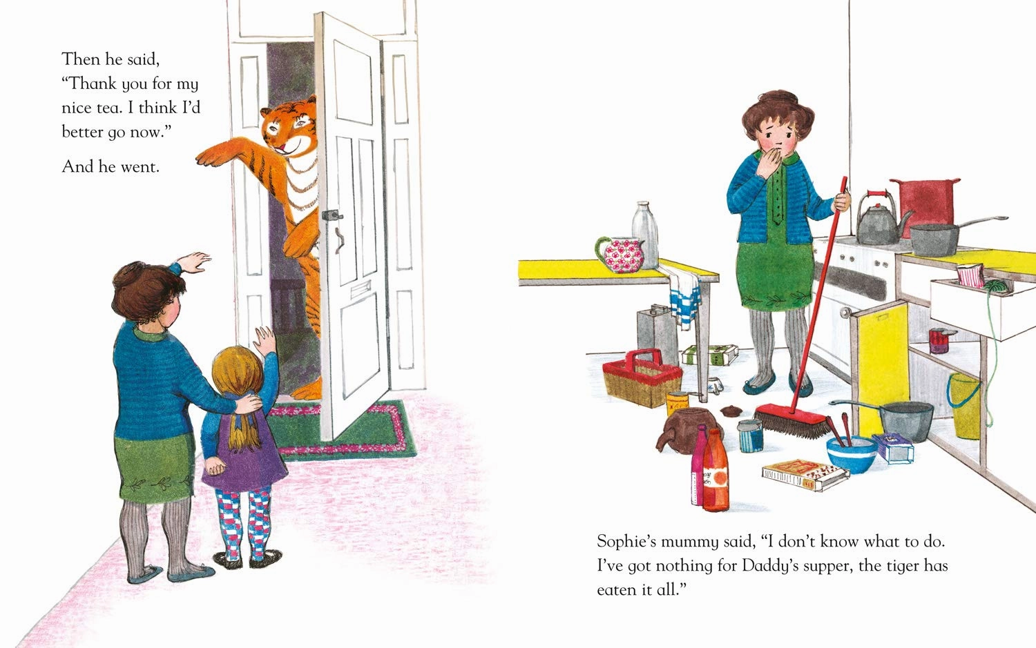 Judith Kerr The Tiger Who Came To Tea (Board Book) for ages 3 