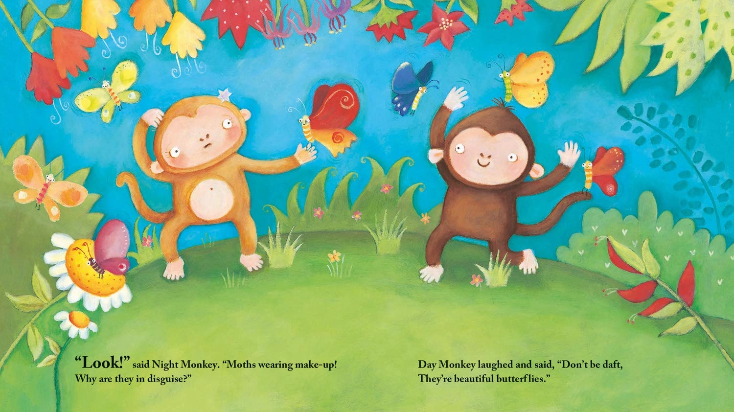 Julia Donaldson Night Monkey, Day Monkey Picture Book for ages 18 months