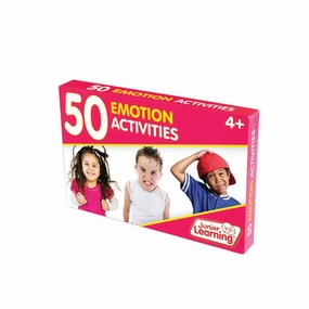 Junior Learning 50 Emotion Activities - Interactive Emotional Learning Set for Ages 4-5
