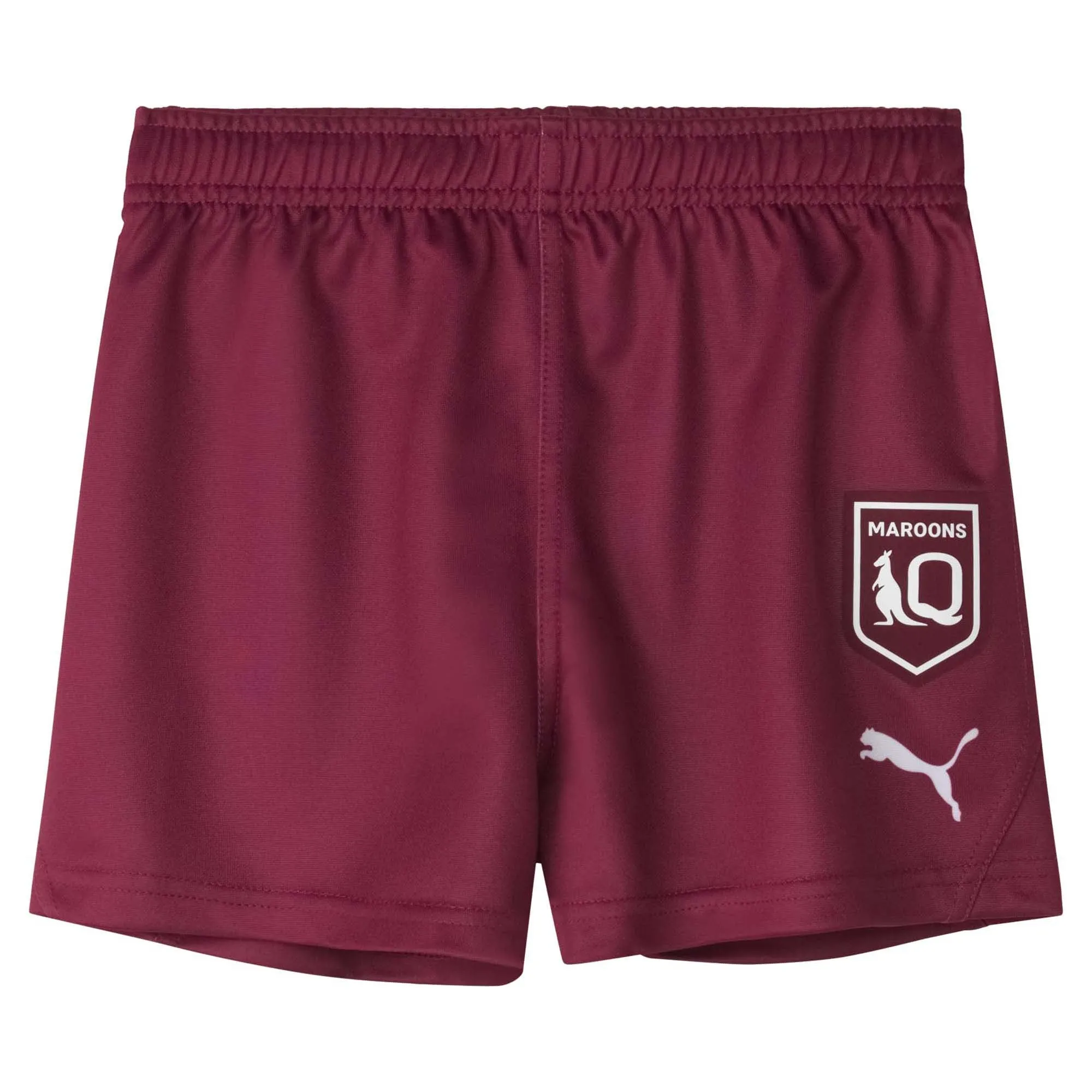 Junior's State Of Origin Queensland Maroons 2025 Replica Home Shorts