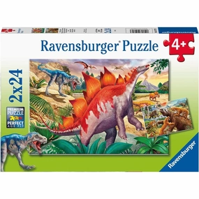 Jurassic Wildlife 2 x 24pc