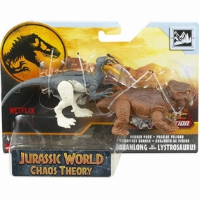 Jurassic World Danger Pack Dino Guanlong Vs. Lystrosaurus