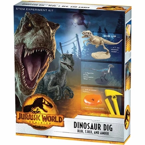 Jurassic World: Dinosaur Dig - Blue, T. Rex, and Amber