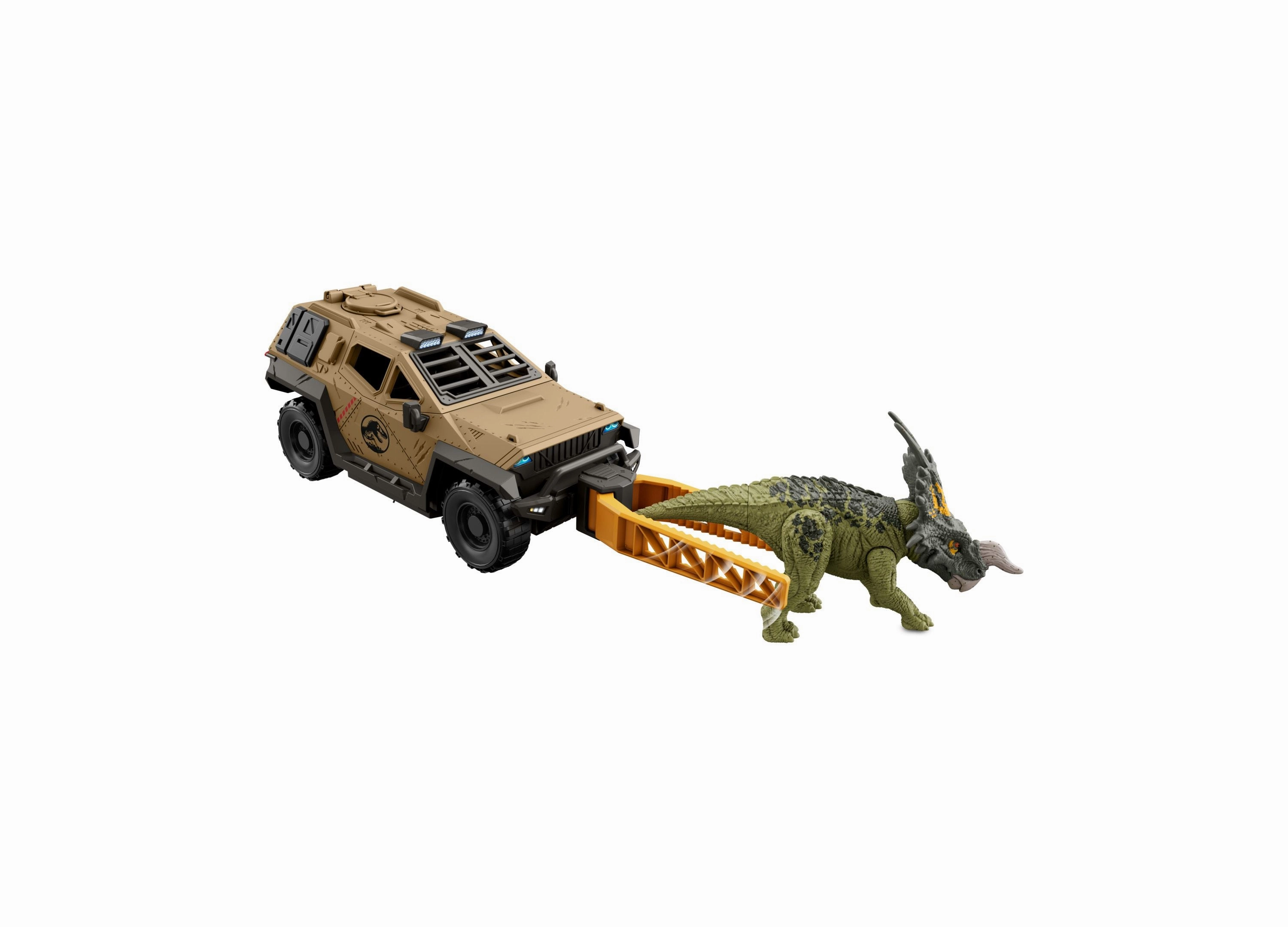 Jurassic World Mission Mayhem Truck with Detachable Claw and Einiosaurus Figure