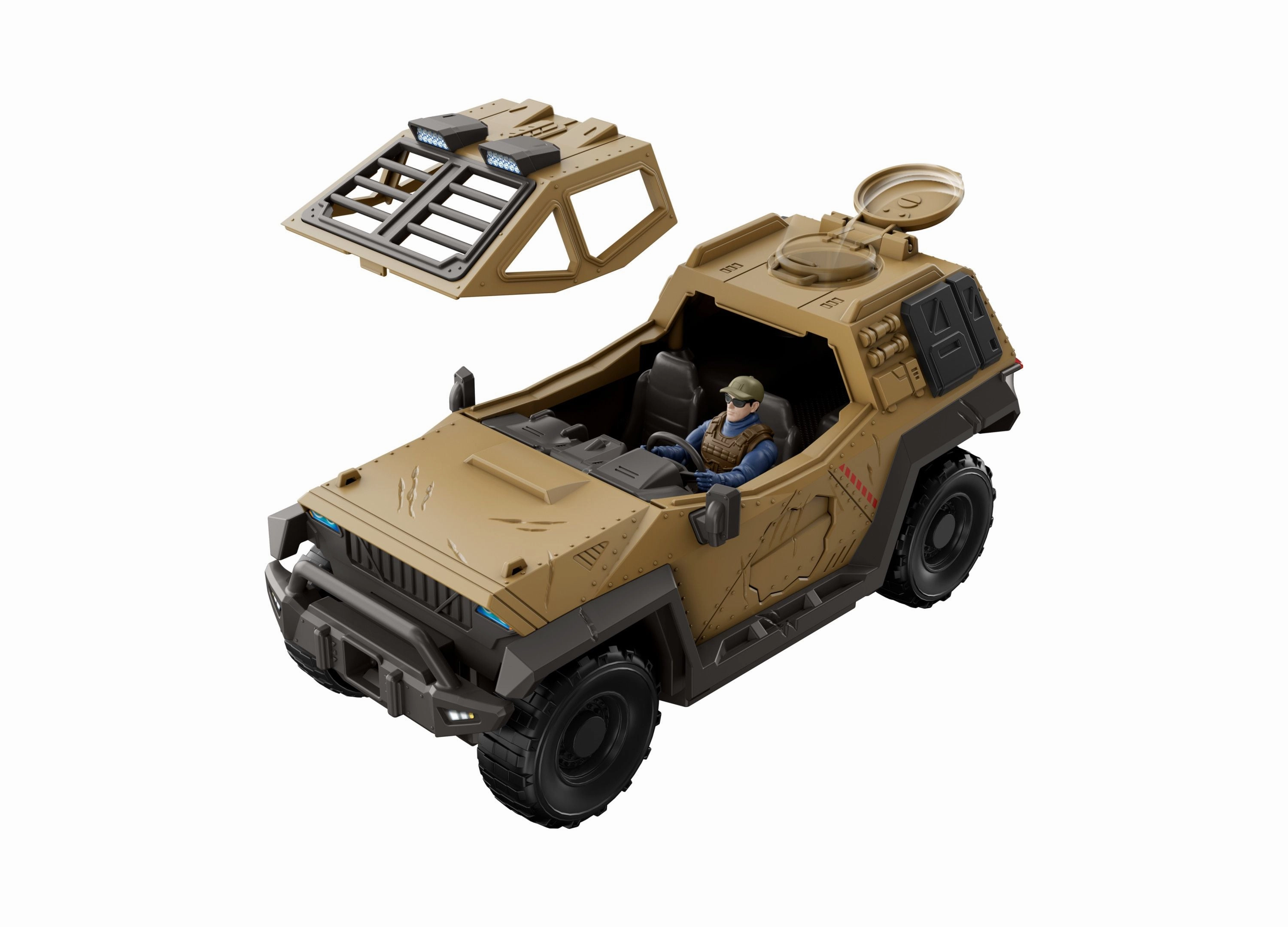 Jurassic World Mission Mayhem Truck with Detachable Claw and Einiosaurus Figure