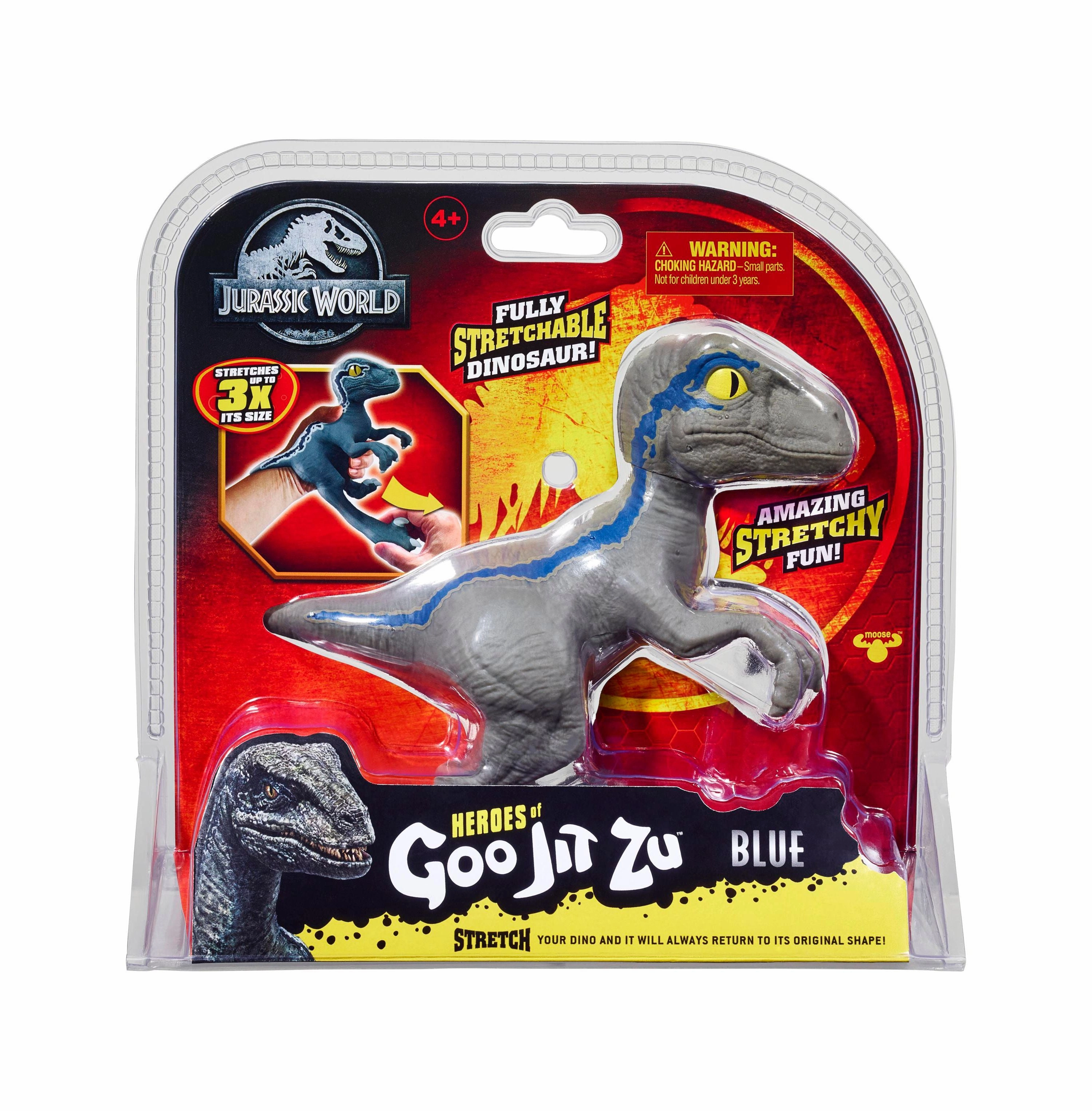 Jurassic World Stretch 4.5 inch Collectible Action Figure - Heroes of Goo Jit Zu Series