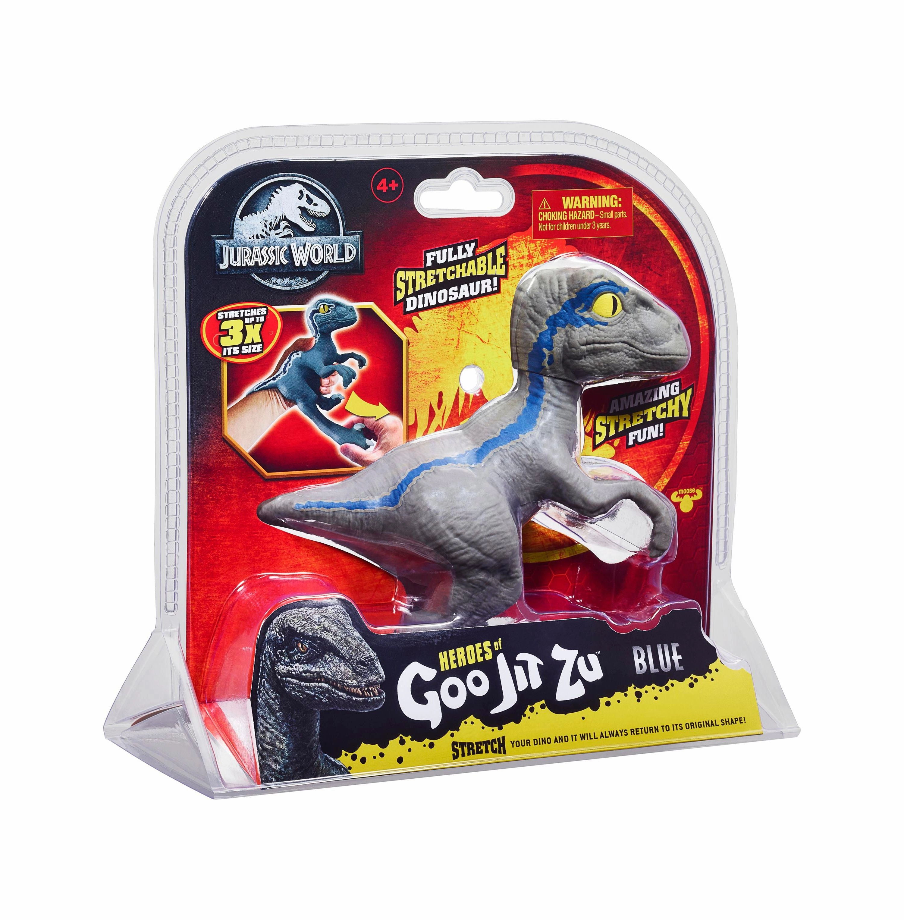 Jurassic World Stretch 4.5 inch Collectible Action Figure - Heroes of Goo Jit Zu Series