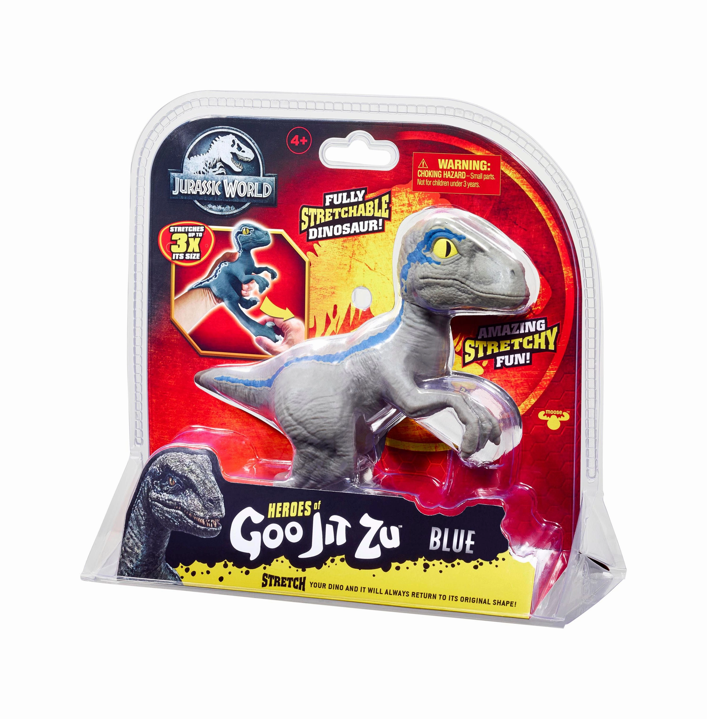 Jurassic World Stretch 4.5 inch Collectible Action Figure - Heroes of Goo Jit Zu Series