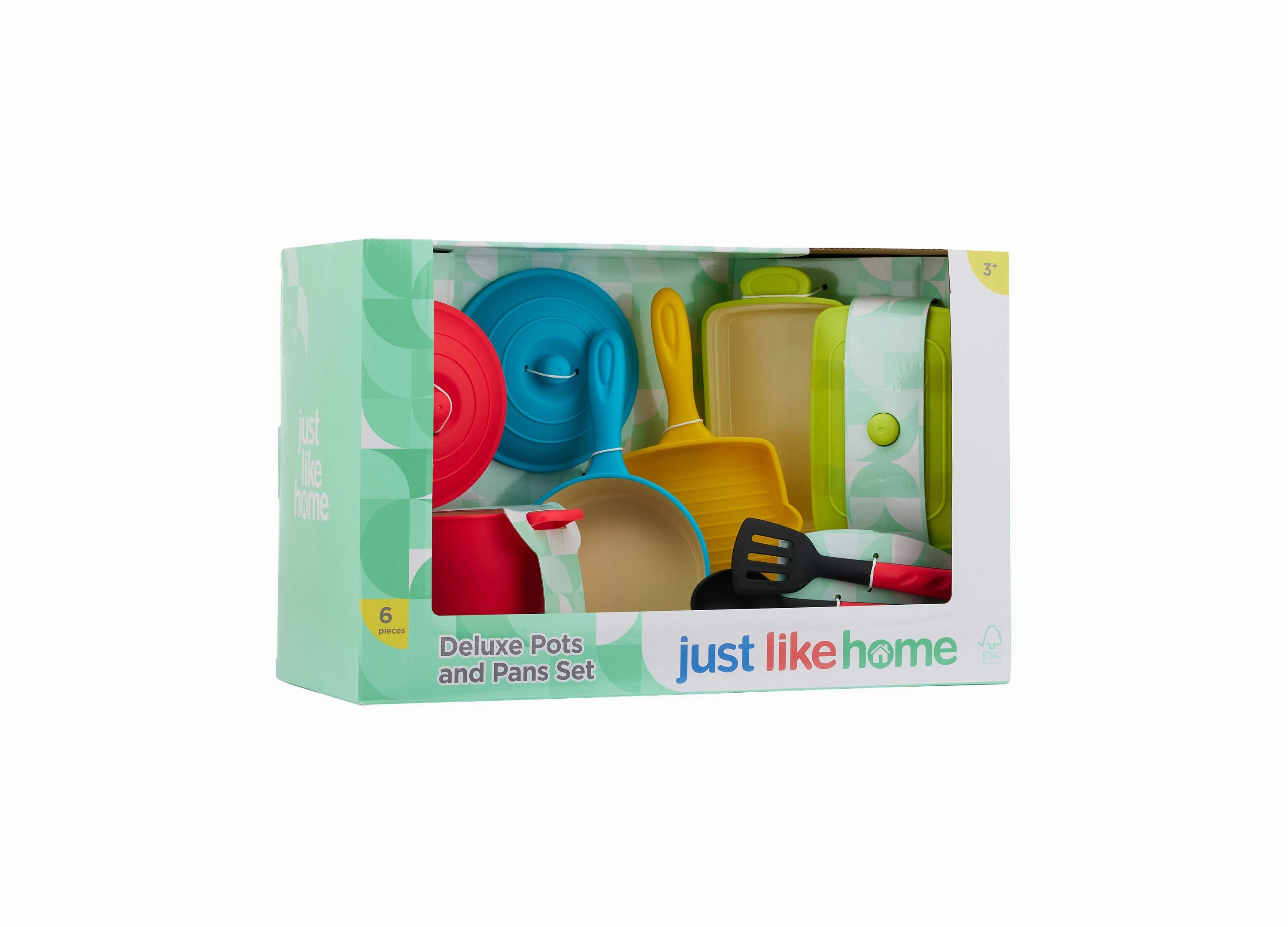 Just Like Home 11-Piece Deluxe Pots and Pans Playset