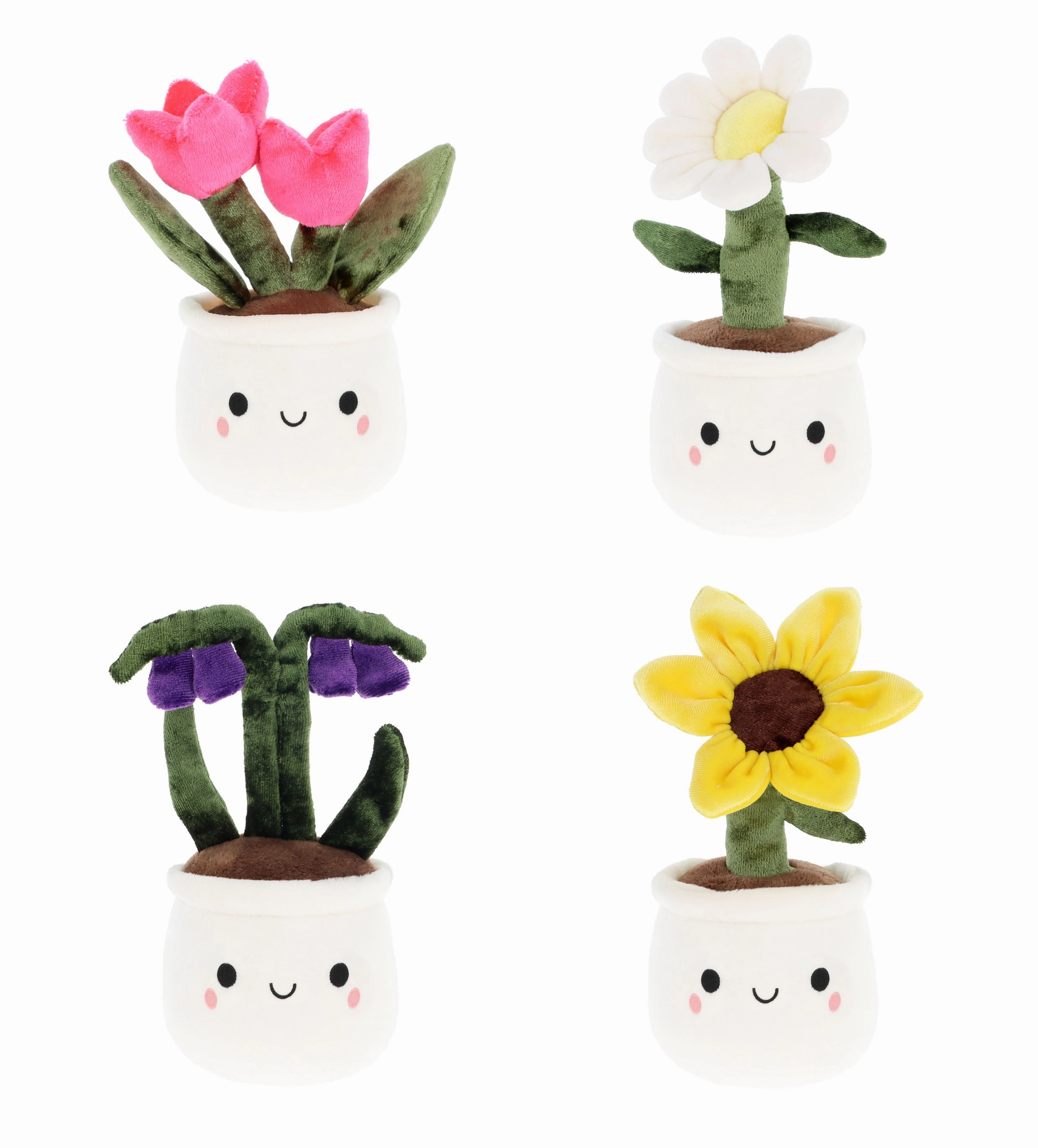 Keel Toys 12cm Flower Bobball Soft Toy in Assorted Designs for All Ages