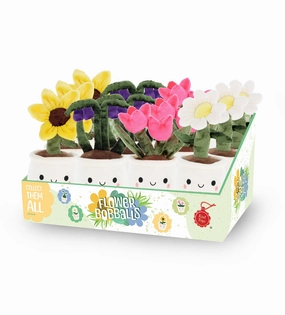 Keel Toys 12cm Flower Bobball Soft Toy in Assorted Designs for All Ages