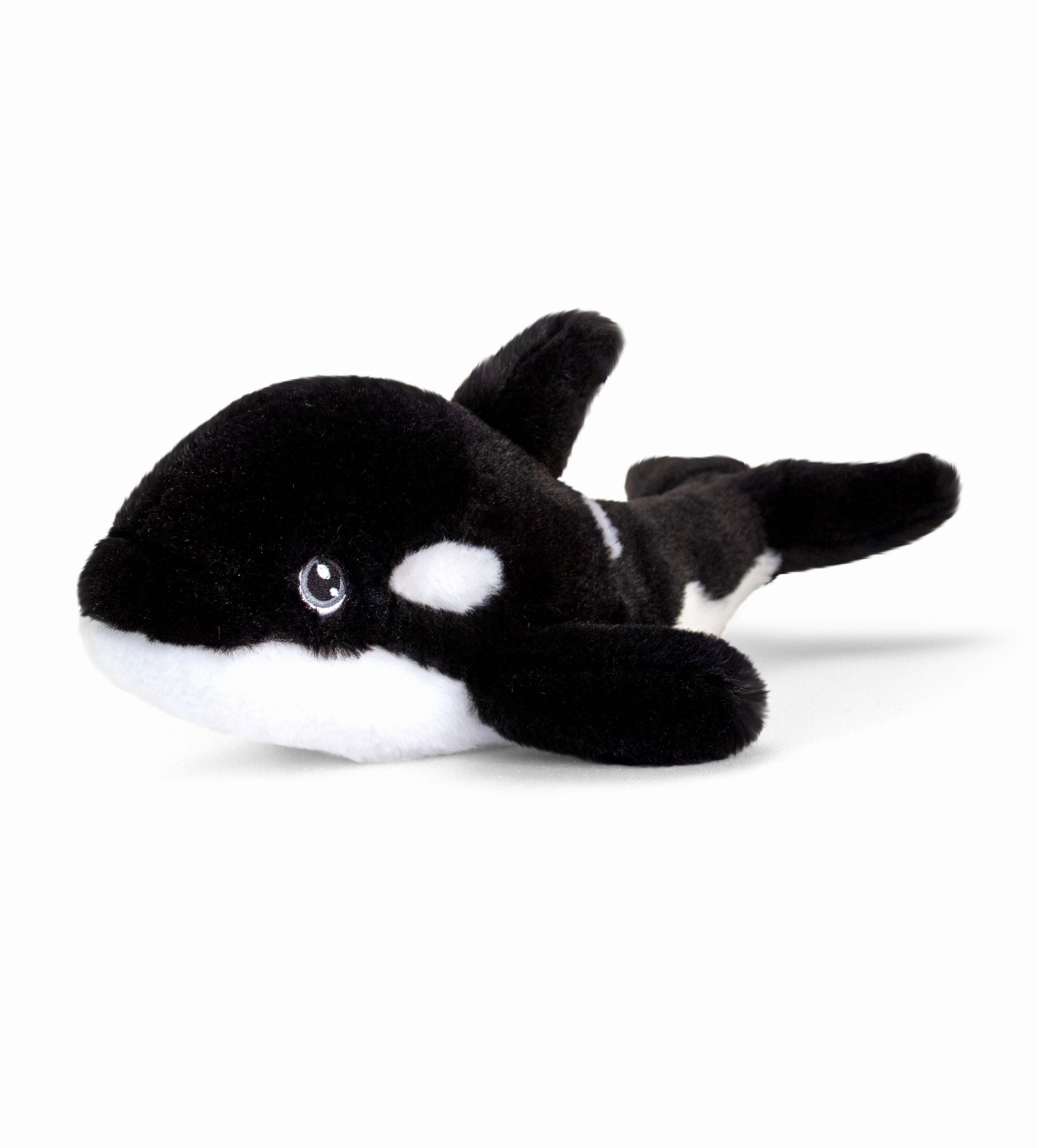Keeleco 25cm Orca Sealife Animal Recycled Soft Toy Suitable from Birth