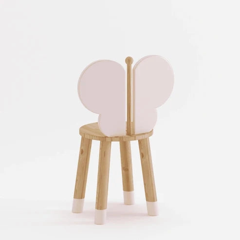 Kiddies Kingdom Round table with butterfly chair Table & Chair For Ages 3 and Above