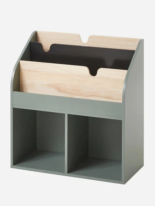 Kiddies Kingdom Storage unit with 2 cubbyholes   bookcase school Organisers For Ages 3 and Above