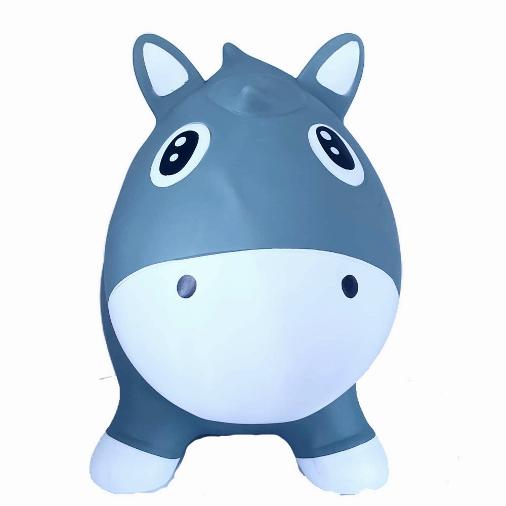 Kidzzfarm Bouncy Junior Blue Horse: Inflatable Hopper for Toddlers