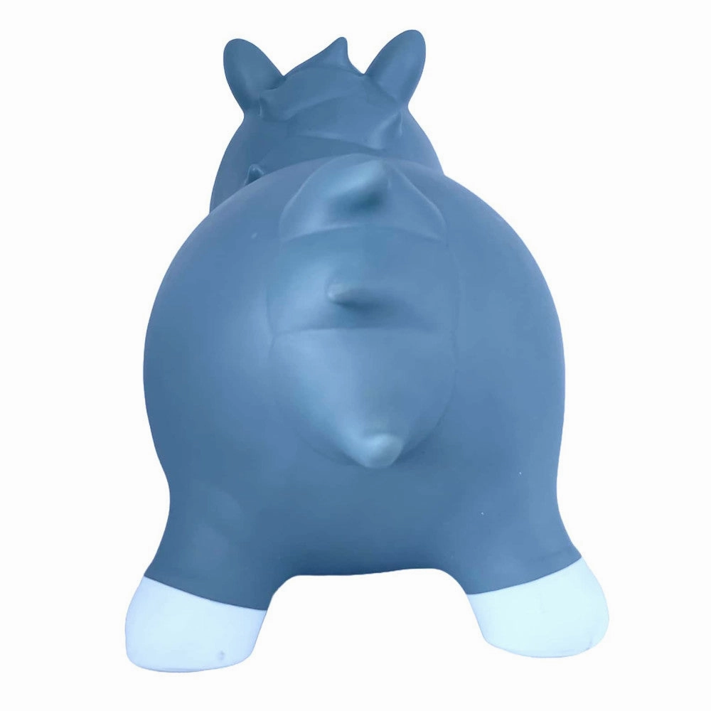 Kidzzfarm Bouncy Junior Blue Horse: Inflatable Hopper for Toddlers