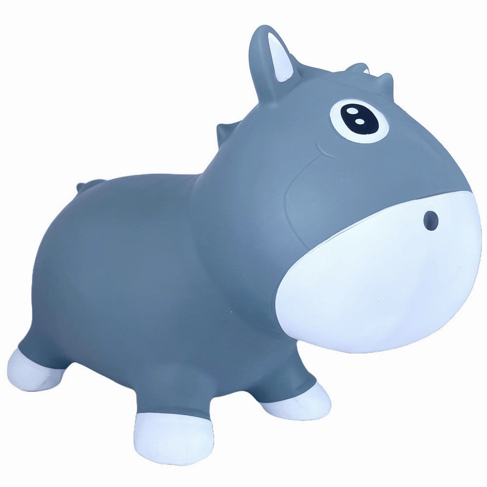 Kidzzfarm Bouncy Junior Blue Horse: Inflatable Hopper for Toddlers