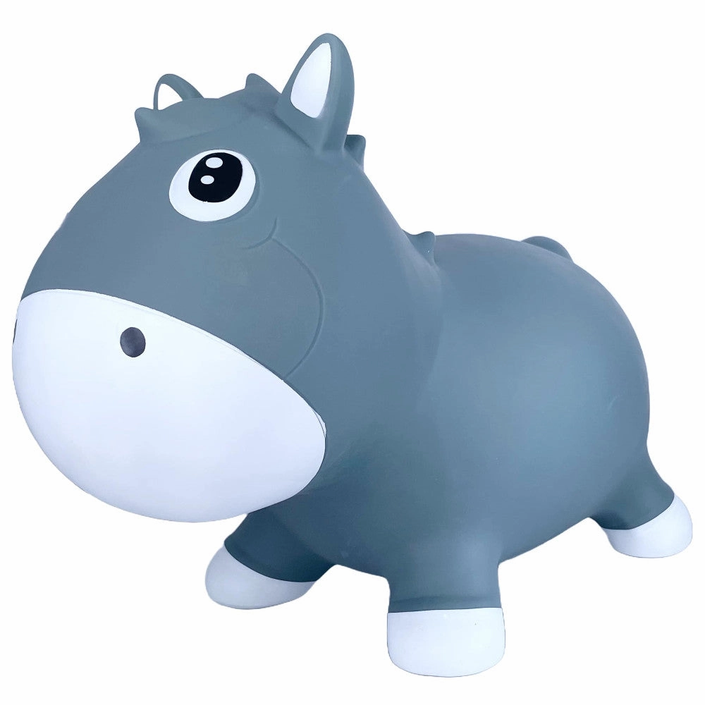 Kidzzfarm Bouncy Junior Blue Horse: Inflatable Hopper for Toddlers