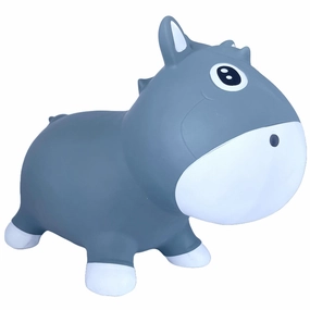Kidzzfarm Bouncy Junior Blue Horse: Inflatable Hopper for Toddlers