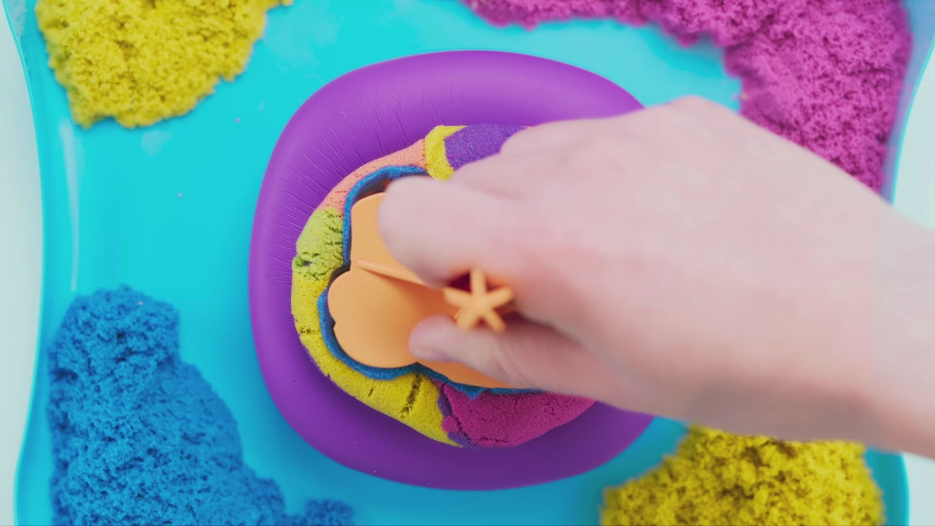 Kinetic Sand Squish Motion Playset Sensory Toys