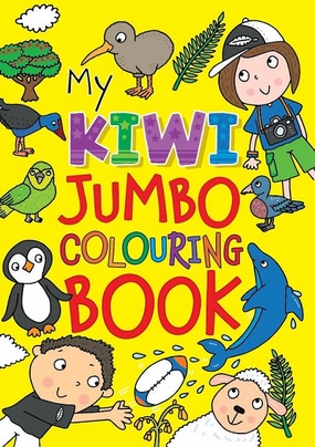 Kiwi Jumbo Colouring Book 144Pg