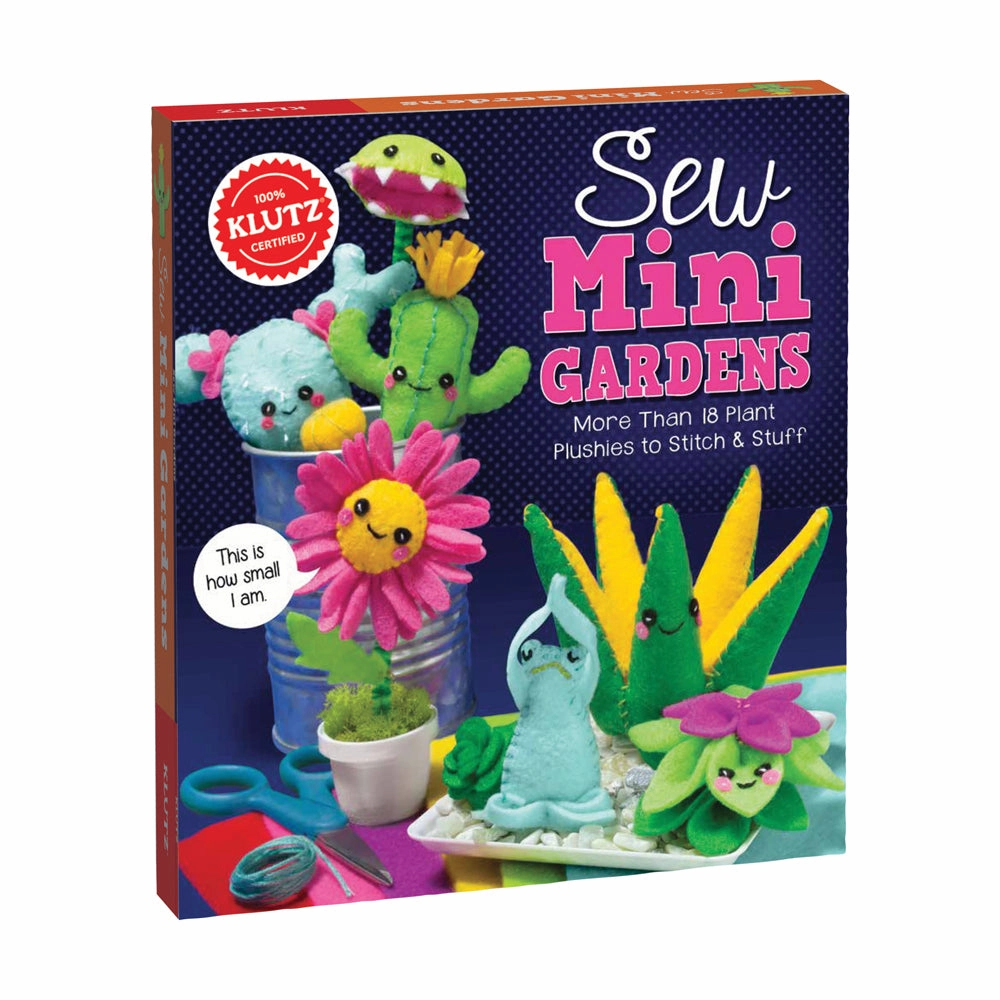 Klutz Sew Mini Gardens Felt Crafting Kit