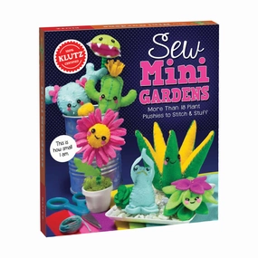 Klutz Sew Mini Gardens Felt Crafting Kit