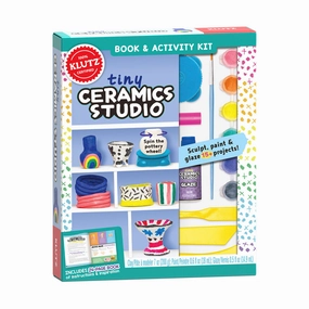 Klutz Tiny Ceramics Studio Craft Kit for Kids